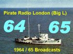 Pirate Radio London (Big L) 1964 / 65 Broadcast MP3 CD