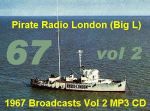 Offshore Pirate Radio London Big L 1967 MP3 CD
