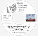 50 Years of Radio Caroline vol 3 mp3 CD